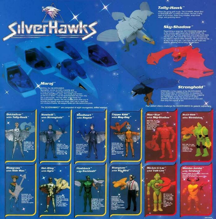 Rare Silverhawks™ Toy Poster (1986)