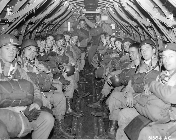 Paratroopers Poised to Jump into Normandy, June 5, 1944 – Ready for Action