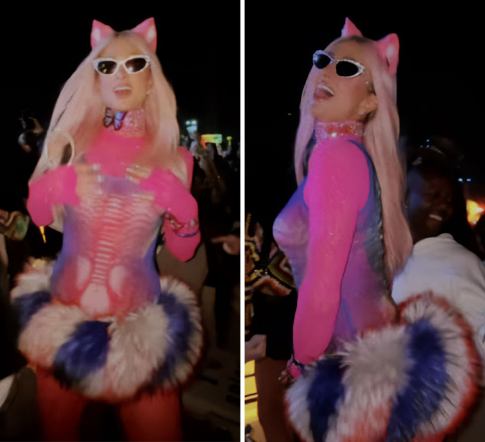 Paris Hilton’s Halloween Throwback