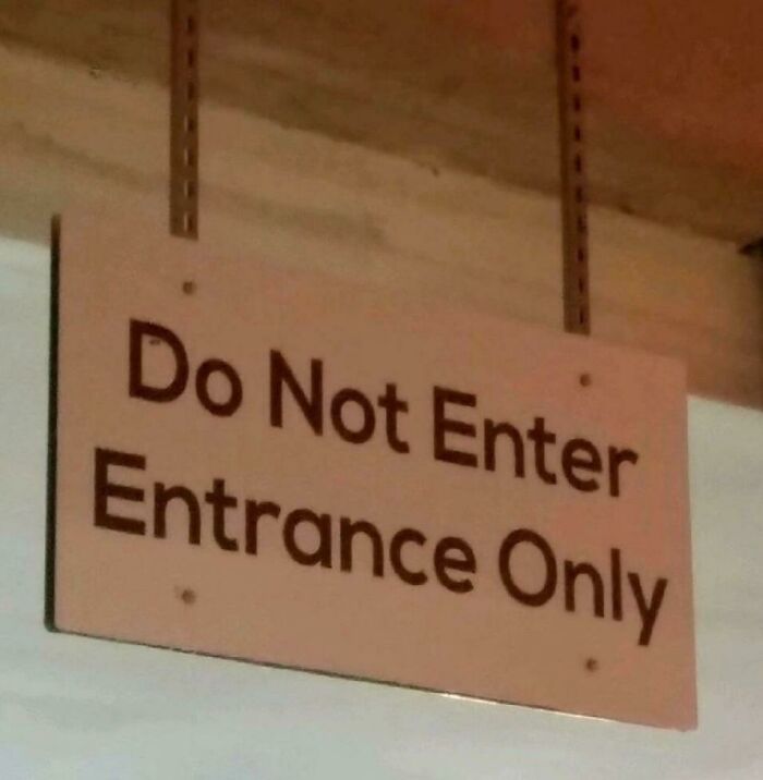 Enter Or Don’t Enter?