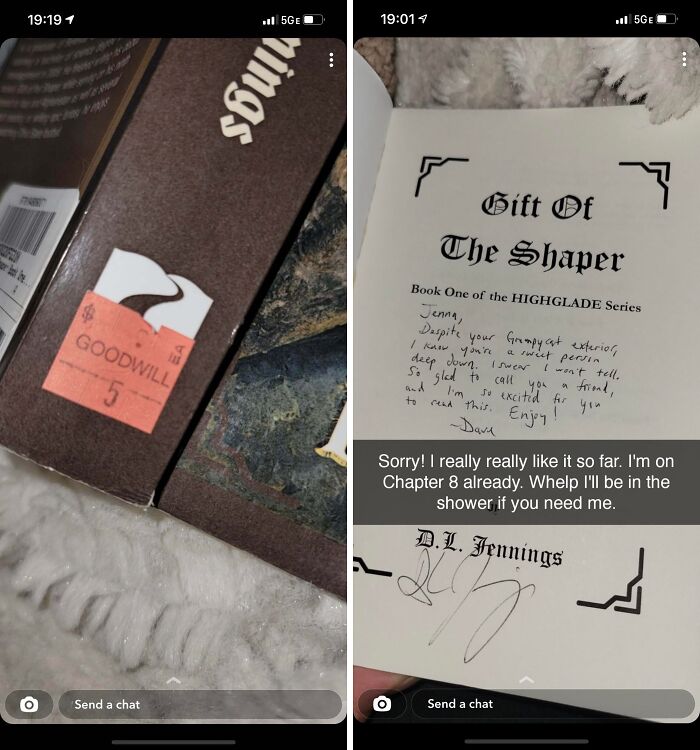 Friend Found My Book at Goodwill That I Gifted Another Friend