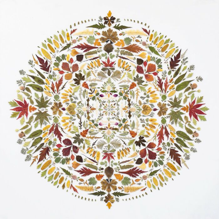 Leaf Art in Stone Ridge, NY