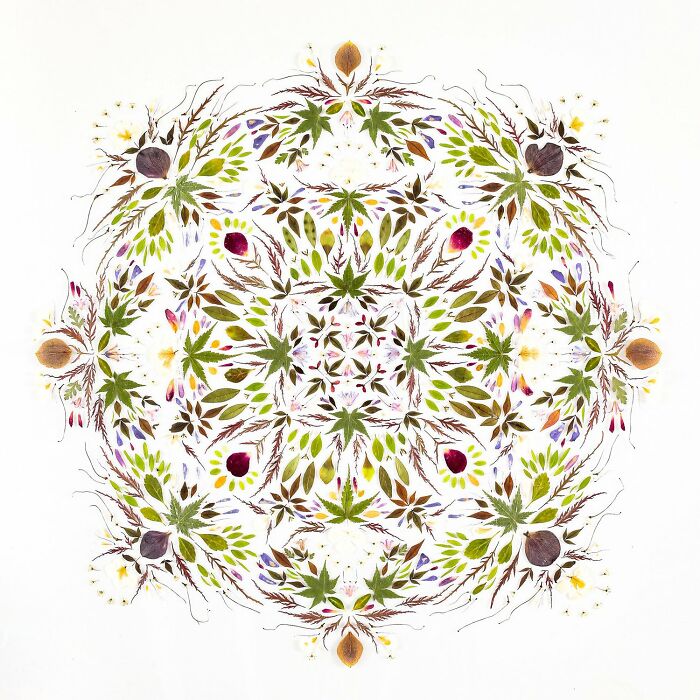 Leaf Art at a Fancy Richmond Home