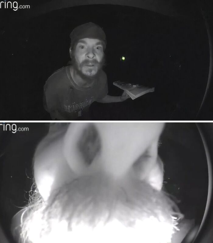 Caught On Camera: The Mystery Of The Doorbell Licker