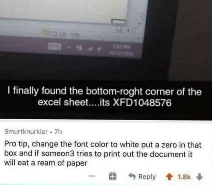 Found Satan In Excel