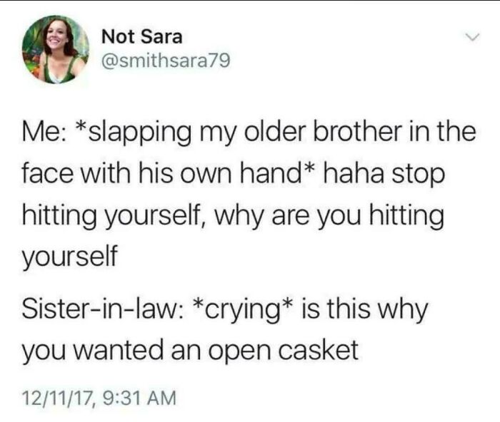 Satan Approves Of Eternal Sibling Rivalries