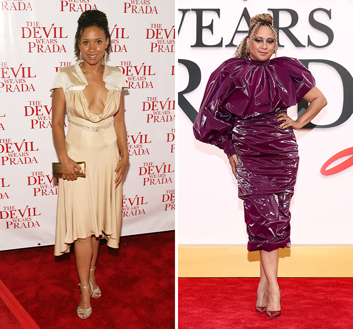 Tracie Thoms: From Gold Mini to Purple Chic