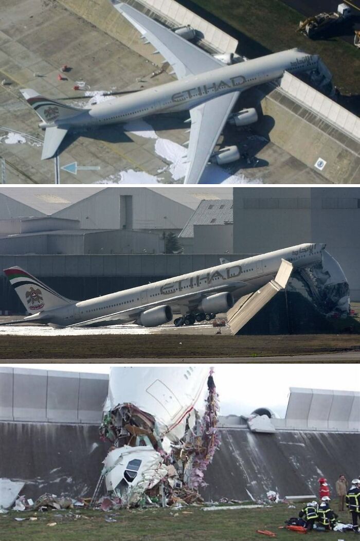 Airbus A340-600's Not-So-Grand Entrance