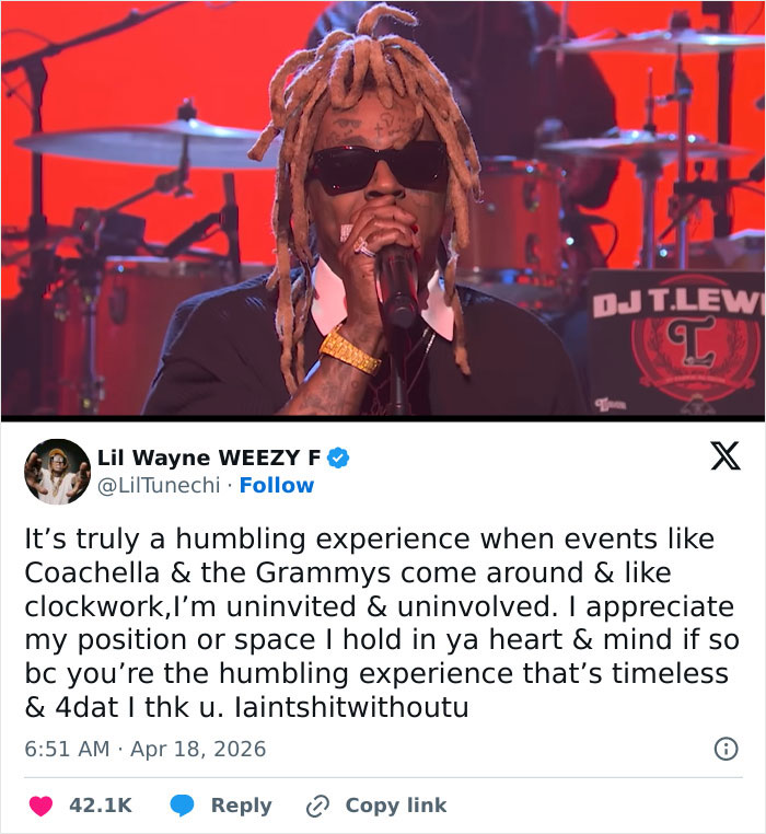 Lil Wayne’s Not-So-Invited Guest Rant