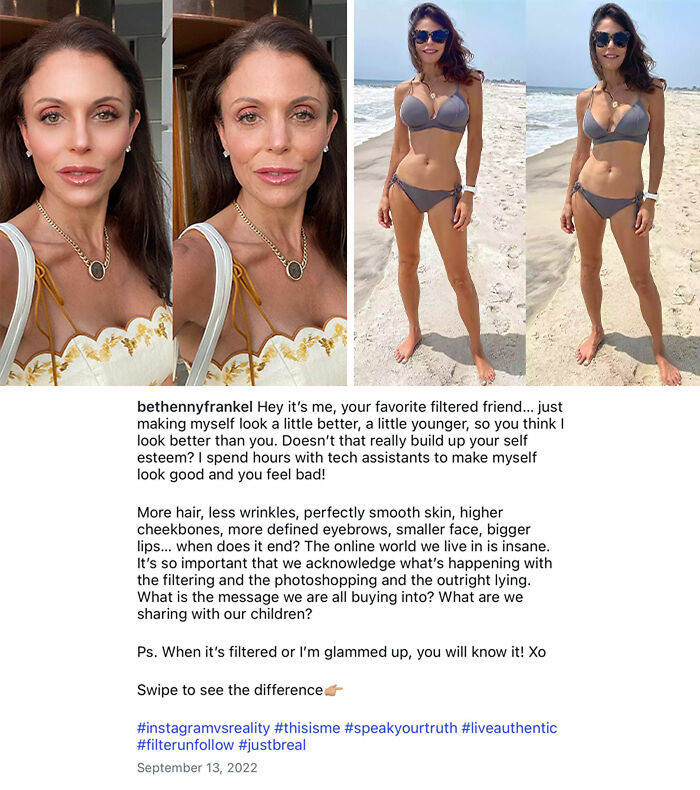 Bethenny Frankel Digs Deep on Filters