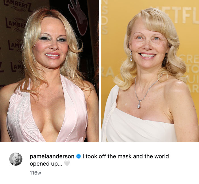 Pamela Anderson Says Bye to Makeup