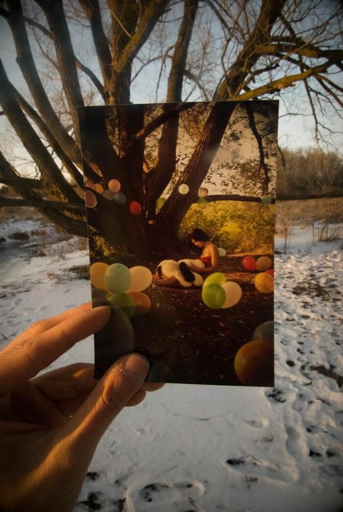 These 40 Photos Are Time-Traveling Magic—People Recreated Old Memories Right Where They Happened