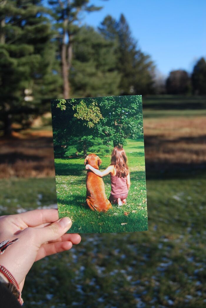 These 40 Photos Are Time-Traveling Magic—People Recreated Old Memories Right Where They Happened