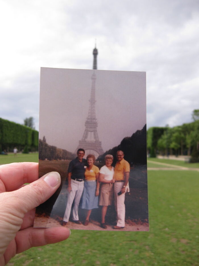 These 40 Photos Are Time-Traveling Magic—People Recreated Old Memories Right Where They Happened