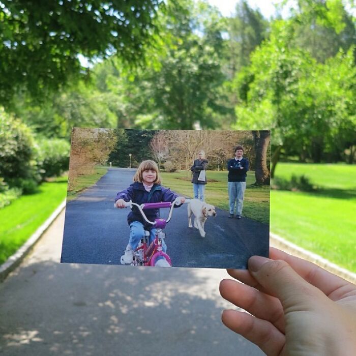 These 40 Photos Are Time-Traveling Magic—People Recreated Old Memories Right Where They Happened
