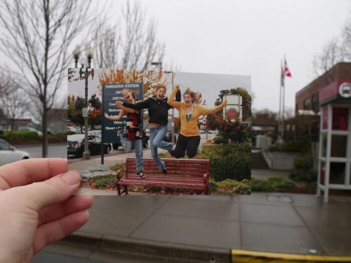 These 40 Photos Are Time-Traveling Magic—People Recreated Old Memories Right Where They Happened