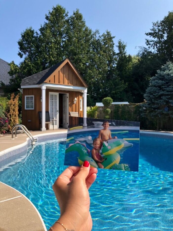 These 40 Photos Are Time-Traveling Magic—People Recreated Old Memories Right Where They Happened