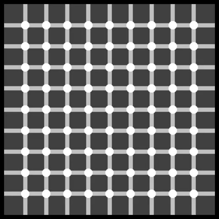 Those Mysterious Fading Dots in the Grid
