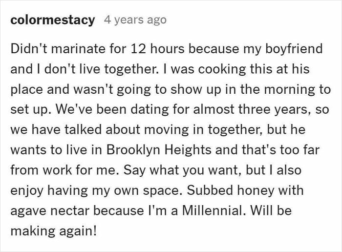 Real Estate Rant or Recipe Review? Either Way, Too Much Info