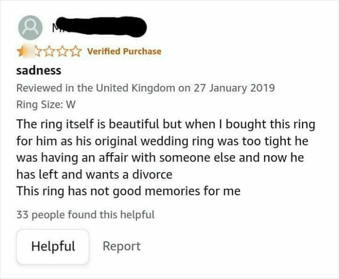 Amazon Review Or Life Story? This Ring Gets Both
