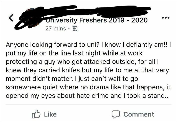 This Got Posted In My University Facebook Group… Why?