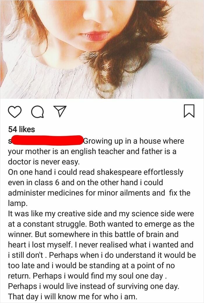 She’s Struggling To Find Herself And Oversharing It