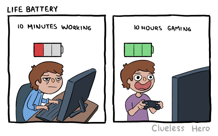 Let's Dive Into The 54 Most Hilarious 'Clueless Hero' Comics About Video Game Madness
