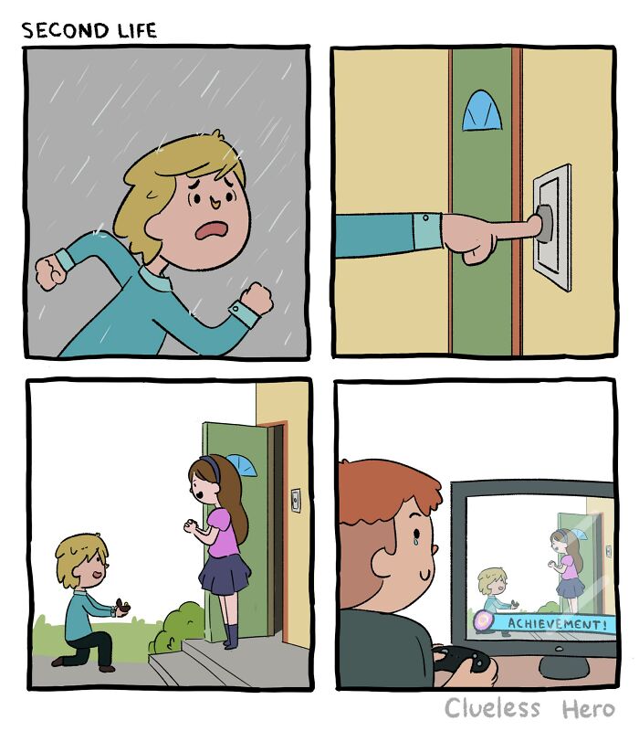 Let's Dive Into The 54 Most Hilarious 'Clueless Hero' Comics About Video Game Madness