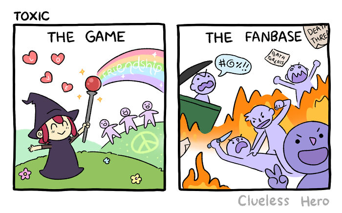 Let's Dive Into The 54 Most Hilarious 'Clueless Hero' Comics About Video Game Madness