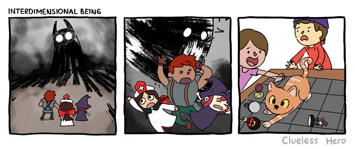 Let's Dive Into The 54 Most Hilarious 'Clueless Hero' Comics About Video Game Madness