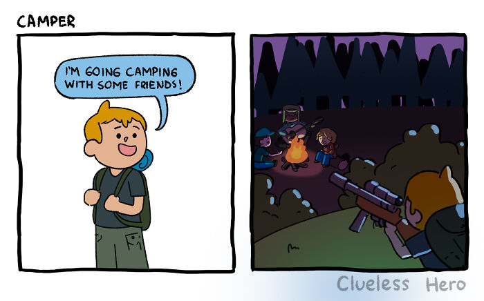 Let's Dive Into The 54 Most Hilarious 'Clueless Hero' Comics About Video Game Madness