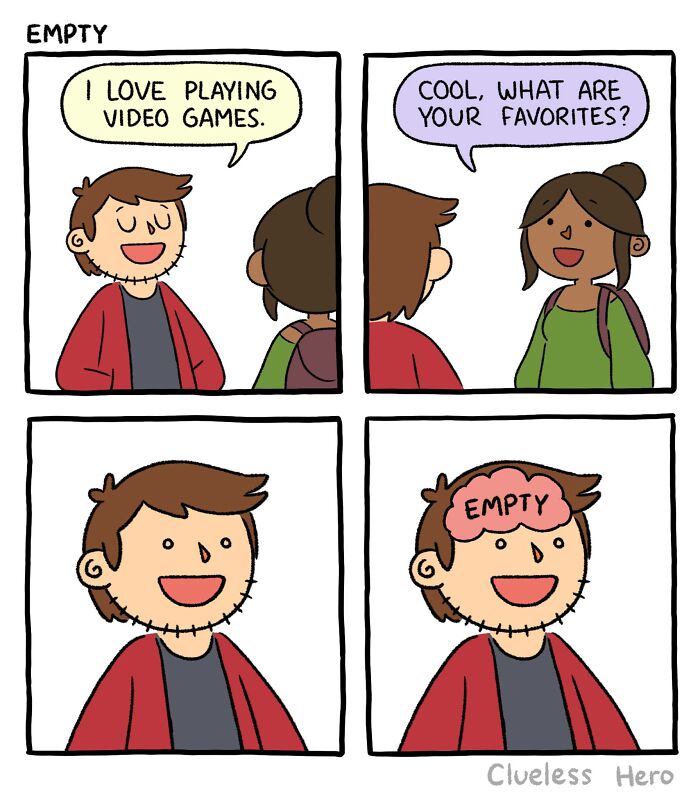 Let's Dive Into The 54 Most Hilarious 'Clueless Hero' Comics About Video Game Madness