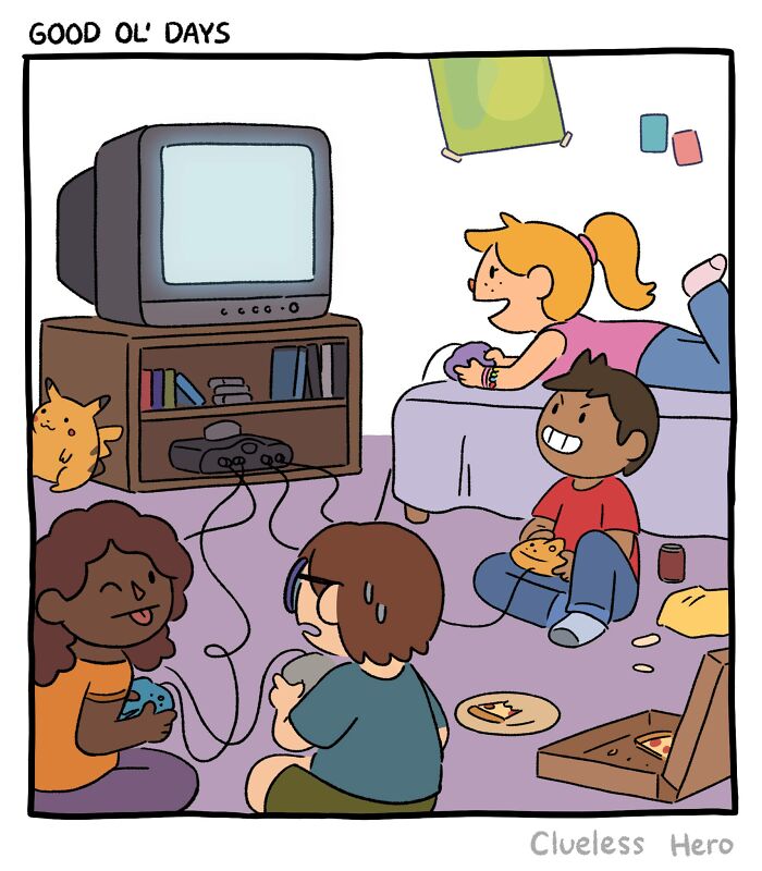 Let's Dive Into The 54 Most Hilarious 'Clueless Hero' Comics About Video Game Madness
