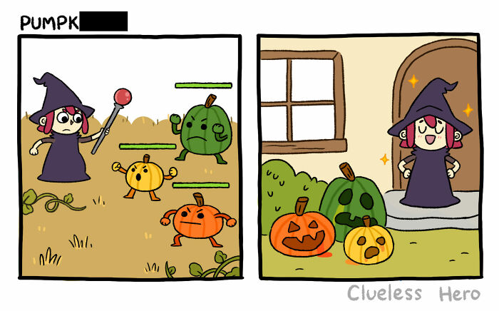 Let's Dive Into The 54 Most Hilarious 'Clueless Hero' Comics About Video Game Madness