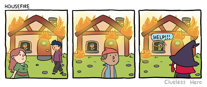 Let's Dive Into The 54 Most Hilarious 'Clueless Hero' Comics About Video Game Madness