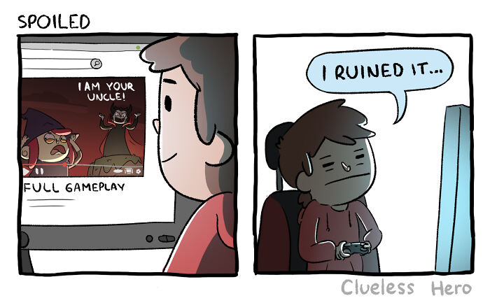 Let's Dive Into The 54 Most Hilarious 'Clueless Hero' Comics About Video Game Madness
