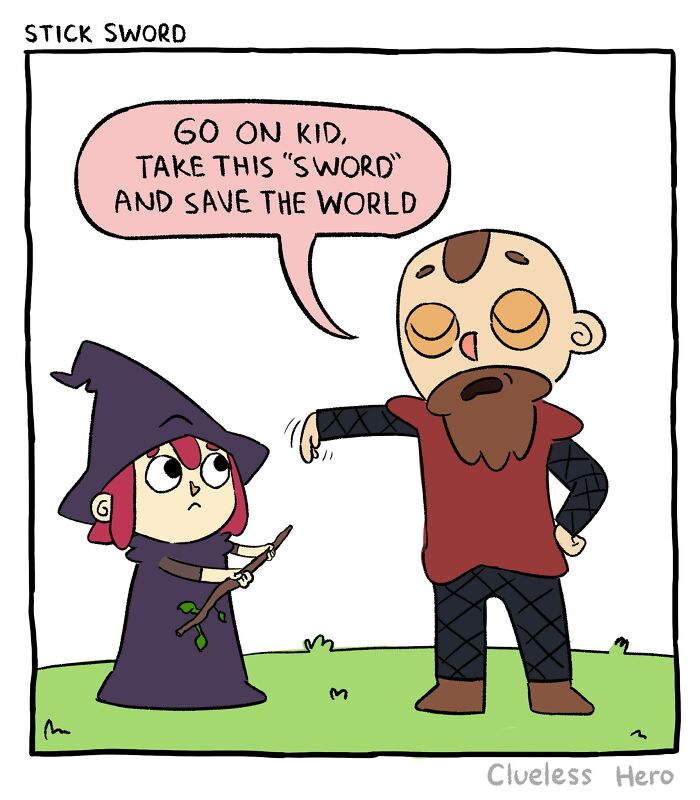 Let's Dive Into The 54 Most Hilarious 'Clueless Hero' Comics About Video Game Madness