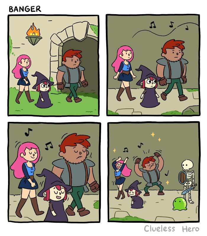 Let's Dive Into The 54 Most Hilarious 'Clueless Hero' Comics About Video Game Madness