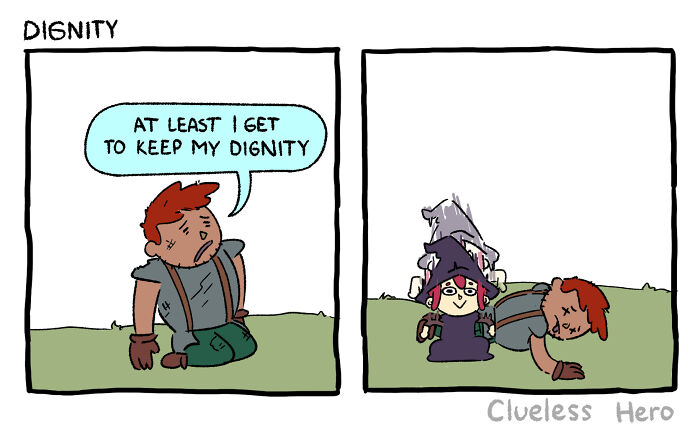Let's Dive Into The 54 Most Hilarious 'Clueless Hero' Comics About Video Game Madness