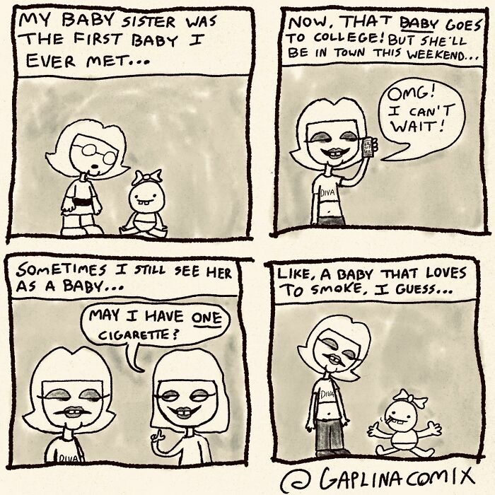 These Comics About Gaplina & Ovelette Nail Life’s Weird Little Moments