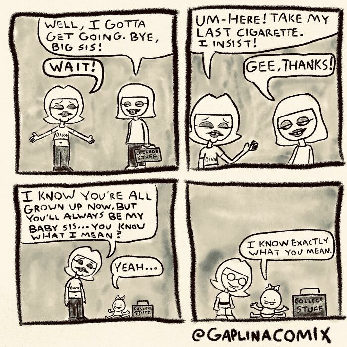 These Comics About Gaplina & Ovelette Nail Life’s Weird Little Moments