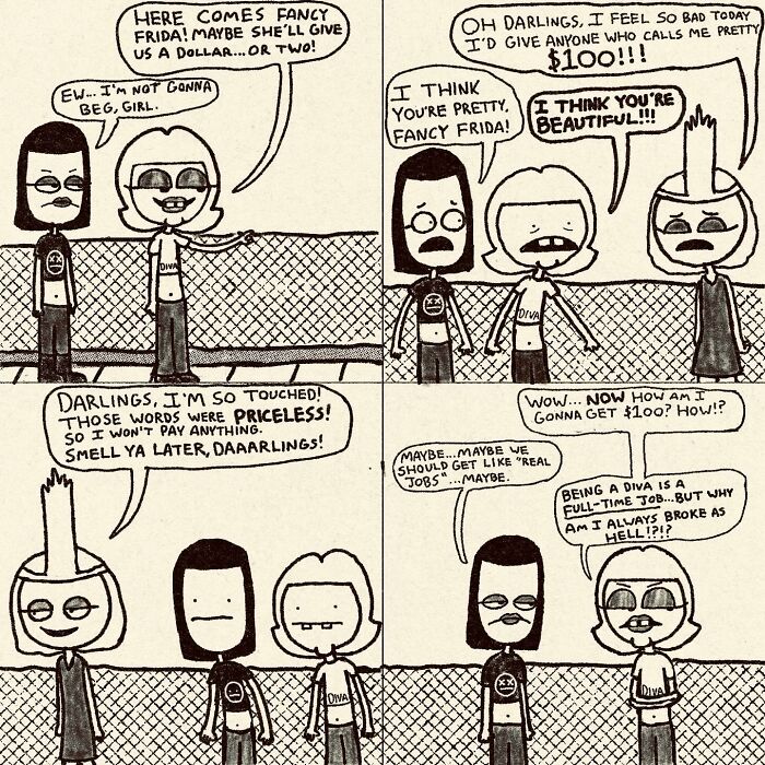 These Comics About Gaplina & Ovelette Nail Life’s Weird Little Moments