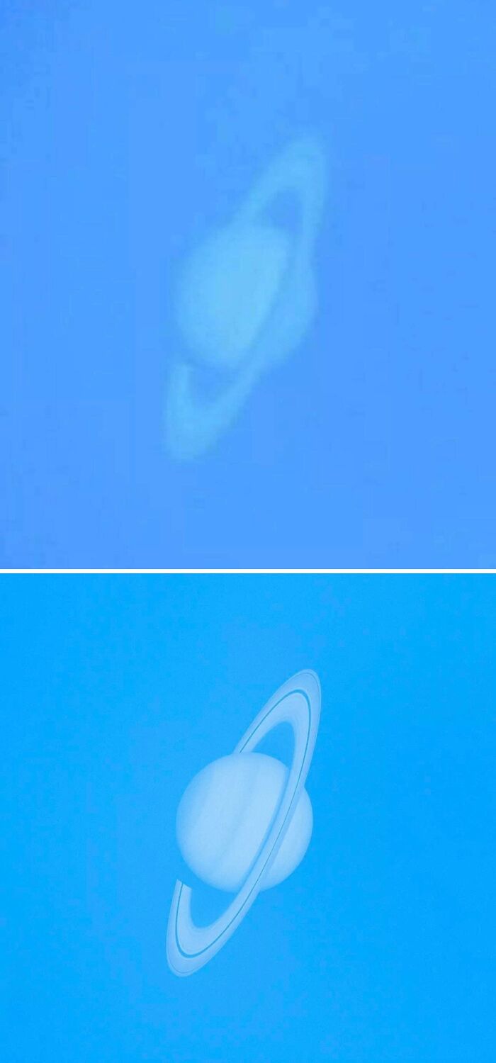 Saturn Popping Up in Daylight Through a Telescope? Yup!