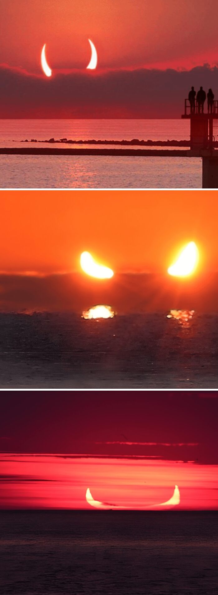 Devilish Sunrise Spotted Around the World—Nature’s Drama Unfolds