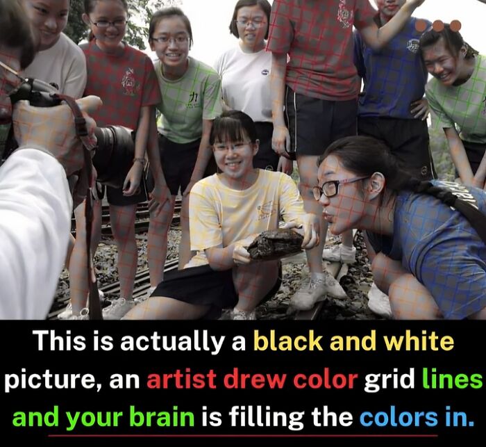 Zoom In! That Picture is Actually Black and White. Mind = Blown Again