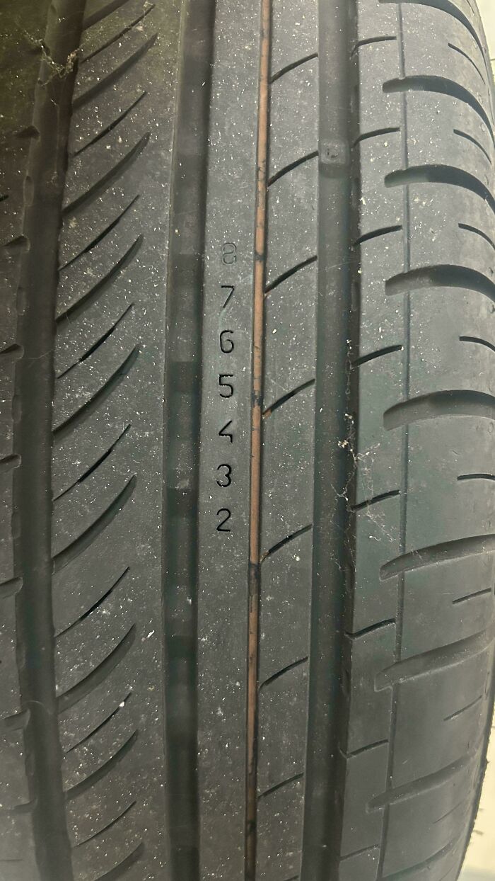 Found a Tire Wear Indicator You’ve Never Seen Before. Fancy That!