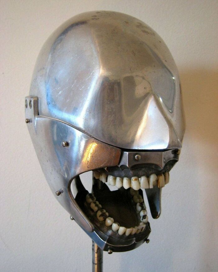 1930s Dummy Head for Dentist Training. Freaky or Cool?