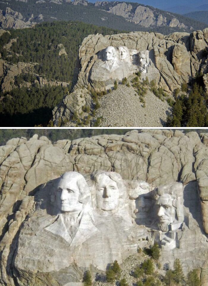 Mount Rushmore If You Zoom Out Far Enough. Mind = Blown!