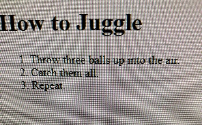 Coding Instructions: Just Make It And Hope For The Best