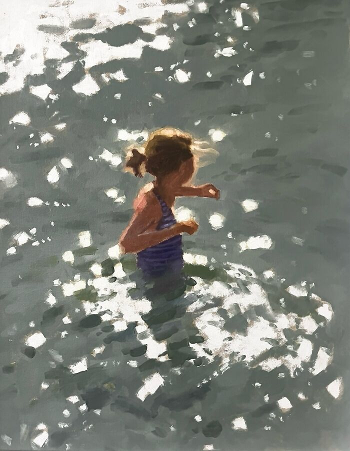 Sunset Swim Vibes